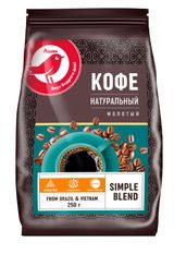 Кофе молотый АШАН Красная птица, 250 г