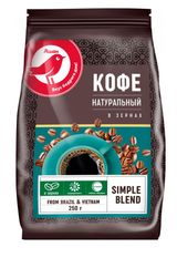 Кофе в зернах АШАН Красная птица, 250 г