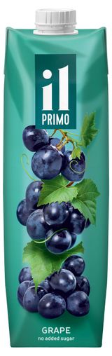 Сок il Primo Виноградный без добавления сахара, 1 л