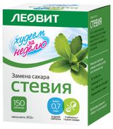 Стевия «ЛЕОВИТ» Худеем за неделю 150 таблеток, 37 г