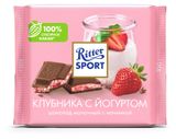 Шоколад Ritter Sport молочный клубника с йогуртом Германия, 100 г