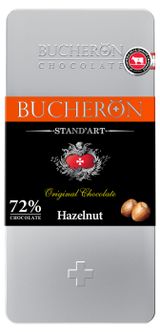 Шоколад горький BUCHERON с фундуком, 100 г