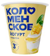 Йогурт «Коломенский» манго 3% БЗМЖ, 300 г