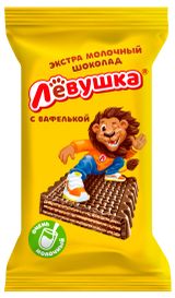Конфеты «Левушка детям» шоколад с вафлями, вес