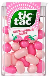 Драже освежающее Tic Tac Клубничный микс Ирландия, 16 г