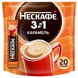 Напиток кофейный растворимый «Нескафе» 3в1 Карамель, 14,5 г х 20 шт