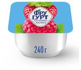 Йогурт «Фругурт» Большая порция клубника малина 2% БЗМЖ, 240 г