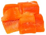 Полуфабрикат для шашлыка из семги охлажденный, вес