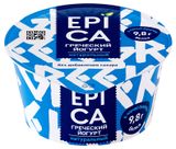 Йогурт греческий густой ложковый EPICA натуральный без добавления сахара 2,5% БЗМЖ, 130 г