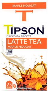 Чай черный Tipson Латте Кленовый Шри-Ланка, 25 пакетиков