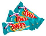 Конфеты шоколадные TWIX minis с соленой карамелью, вес