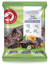 Конфета неглазированная АШАН Красная Птица Чернослив и орехи, 150 г
