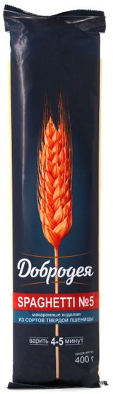 Макаронные изделия «Добродея» Spaghetti №5, 400 г
