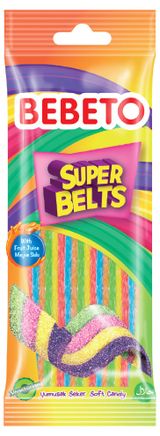 Мармелад жевательный Bebeto Super Belts Турция, 75 г
