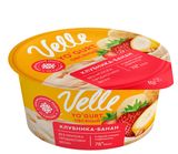 Продукт овсяный Velle Vegan Йогурт клубника банан охлажденный, 140 г