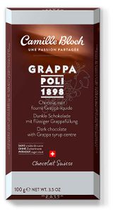Шоколад горький Camille Bloch с граппой Швейцария, 100 г