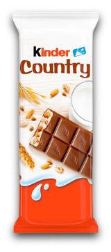 Шоколад молочный Kinder Country с молочно-злаковой начинкой Италия, 23,5 г