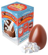 Яйцо глазированное «Солнышко в ладошках» Бомбочка с маршмеллоу, 25 г