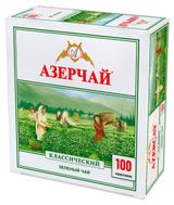 Чай зеленый «АЗЕРЧАЙ» классик, 1,8х100 шт
