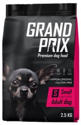 Сухой корм для взрослых собак мелких и миниатюрных пород GRAND PRIX Small Adult 2.5кг