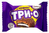 Конфеты «АККОНД» Трио с печеньем карамелью и начинкой со вкусом пломбира, вес