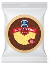 Сыр полутвердый «Бон-Дари» Бондарский 50% БЗМЖ, вес