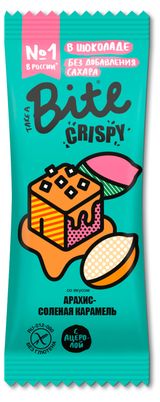 Батончик Take a Bite Crispy Арахис-Соленая Карамель, 45 г
