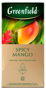 Чай оолонг Greenfield Spicy Mango, 25х1,5 г