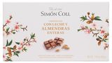 Шоколад молочный Simon Coll Chocolate con Leche con Almendras Enteras Молочный шоколад с цельным миндалем Испания, 200 г