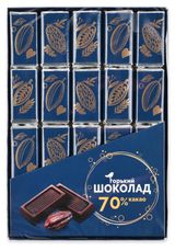 Шоколад горький АШАН Красная птица 70% какао, 20х5 г