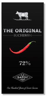 Шоколад горький BUCHERON THE ORIGINAL с кайенским перцем, 90 г