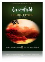 Чай черный Greenfield Golden Ceylon в пакетиках, 100 шт