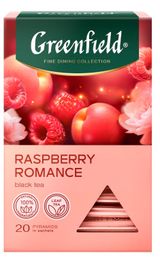 Чай черный Greenfield Raspberry Romance, 20 пакетиков