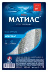Сельдь «Матиас» деликатесное филе, 500 г