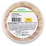 Сельдь соленая «Каждый день» в масле филе-кусочки, 175 г