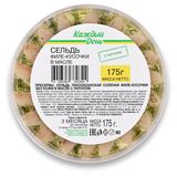 Сельдь соленая «Каждый день» в масле с укропом филе-кусочки, 175 г