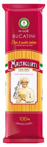Макаронные изделия Maltagliati №8 Букатини, 450 г