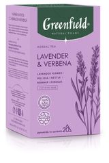 Чай травяной Greenfield Lavender & Verbena в пирамидках, 20х1,8 г