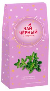 Чай черный АШАН Красная птица с чабрецом, 50 г