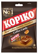 Леденцы кофейные Kopiko Coffee Candy Индонезия, 108 г