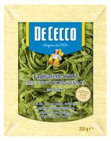 Макаронные изделия De Cecco Tagliatelle №107 лапша яичная со шпинатом Италия, 250 г