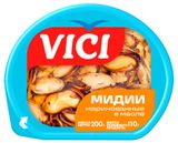 Мидии VICI маринованные в масле, 200 г