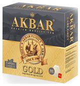 Чай черный AKBAR Earl Gray с бергамотом в пакетиках, 100х2 г
