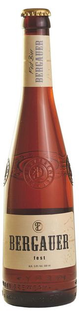 Изображение товара Пиво Bergauer Fest светлое фильтрованное 5%, 500 мл