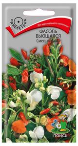 Изображение товара Семена Фасоль «Поиск» Смесь окрасок, 5 шт