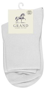 Изображение товара Носки женские медицинские «Гранд» SCL63 белые, р.25/27