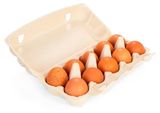 Изображение товара Социальный товар Яйца куриные С2 коричневое, 10 шт