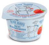 Изображение товара Йогурт «Белое Золото» из козьего молока клубника 3,2% БЗМЖ, 150 г