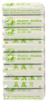 Изображение товара Батарейка АШАН Красная птица щелочные (алкалиновые) размер AA, 8 шт