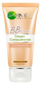 Изображение товара ВВ-крем Garnier Секрет совершенства натурально-бежевый тон 50 SPF 15, 50 мл